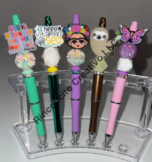 Pre-Made Beadable Pen Bundle 5 for $30 (Claim on Live)